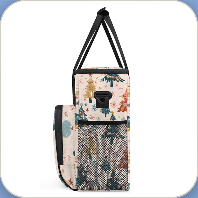 Magic Xmas Tree Coffee Maker Carrying Bag Portable Travel Storage Tote Bag Compatible with K-Mini or K-Mini Plus Single Serve Coffee Brewer Carrying Case with Multiple Pockets &amp Shoulder Strap