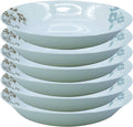 UNIWARE BPA-Free Dishwasher Safe Eco Friendly 100% Melamine Dinnerware Set of 6 Best for Indoor and Outdoor Party (7.5” Shallow Bowl)