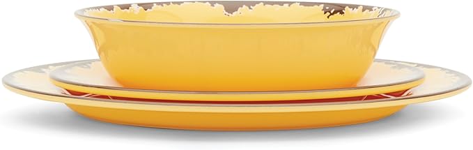 Fox Run Melamine Dinnerware Set Multicolor 12 Piece