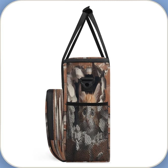 Lovely Cat Coffee Maker Carrying Bag for Keurig K-Mini or K-Mini Plus Storage Portable Coffee Maker Travel Bag