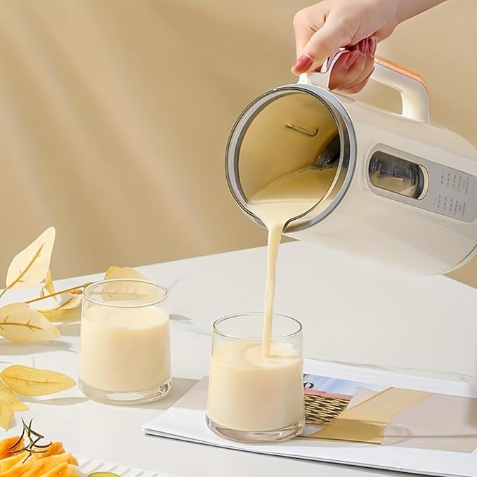8 in 1 Soy Milk Maker &amp Nut Milk Maker Machine32oz Homemade Soy Almond Oat Coconut Juice &amp Porridge Maker Plant Milk MakerDelay Start Keep Warm Boil Water Self-Cleaning Cream Easy