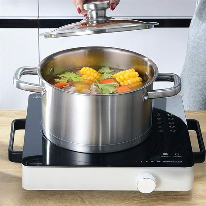 Pot Set Stainless Steel Cookware Set Kitchen Cookware Pots and Pans Set Perfect Cooking Utensils Cookware Cooking Set