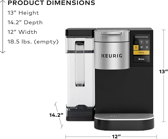 Keurig K-2550 Medium Business Single Serve Coffee Maker 110 oz Water Reservoir Silver/Black