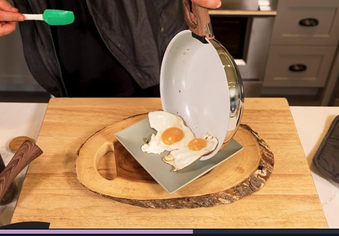 Ergo Chef Pro Series 8pc Smart Pan Set Removable Handles space-saving for kitchens RVs &amp Camping Compatible with electric gas &amp induction stoves stainless steel pans &amp ceramic PTFE &