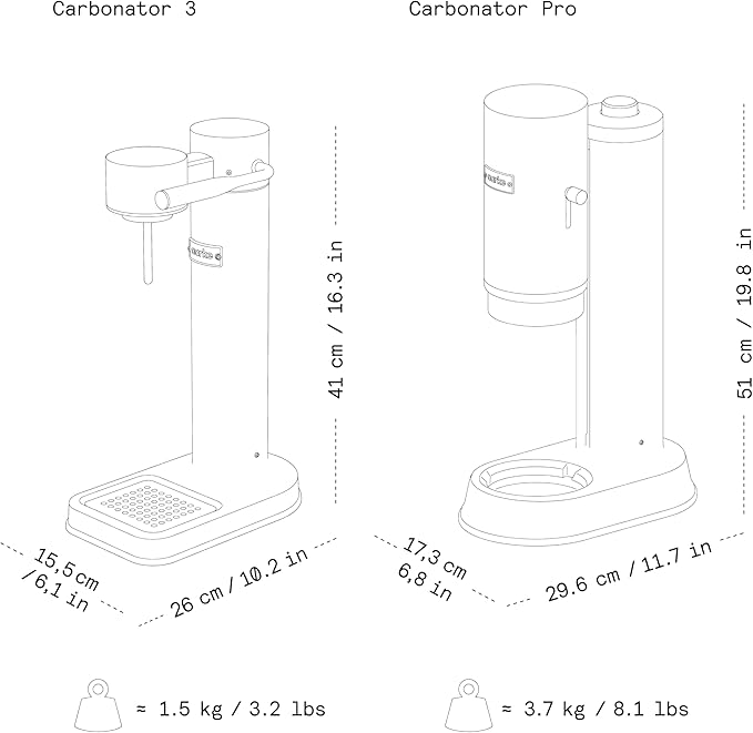 Aarke Carbonator lll Sparkling &amp Carbonation Water Machine Stainless Steel with PET BPA-Free Reusable Bottle Volume 1L/34 fl oz (Sand)