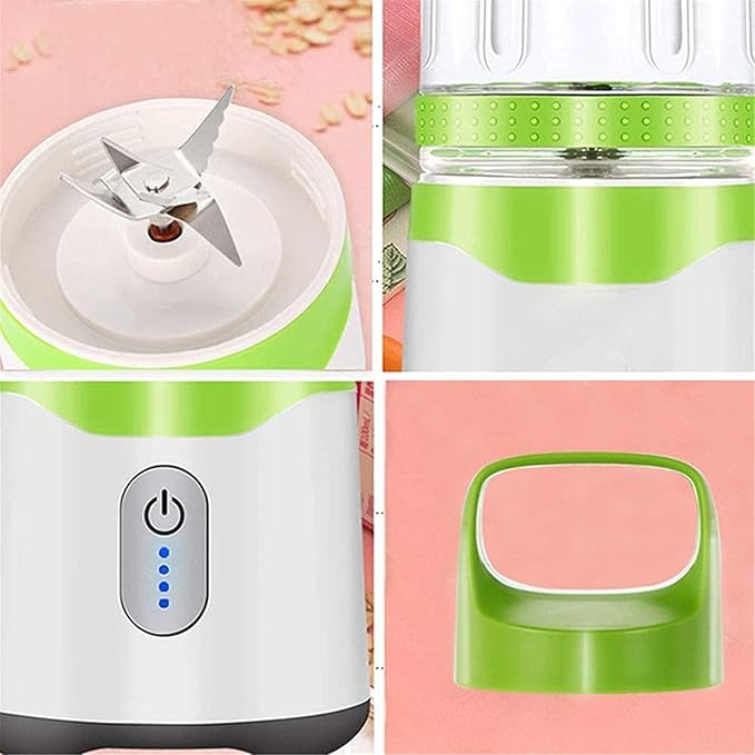 Juicer MachinesPortable JuicerUSB Rechargeable Juicer CupCold Press Juicer ExtractorVegetable and Fruit Juicer with Quiet Motor Easy to Clean for Smoothies Hard FoodC