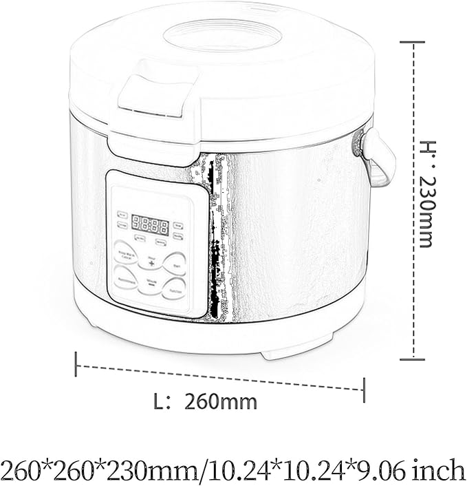 3L Electric Rice Cooker for Vehicle 12V 24V Pot Style A(Style A)
