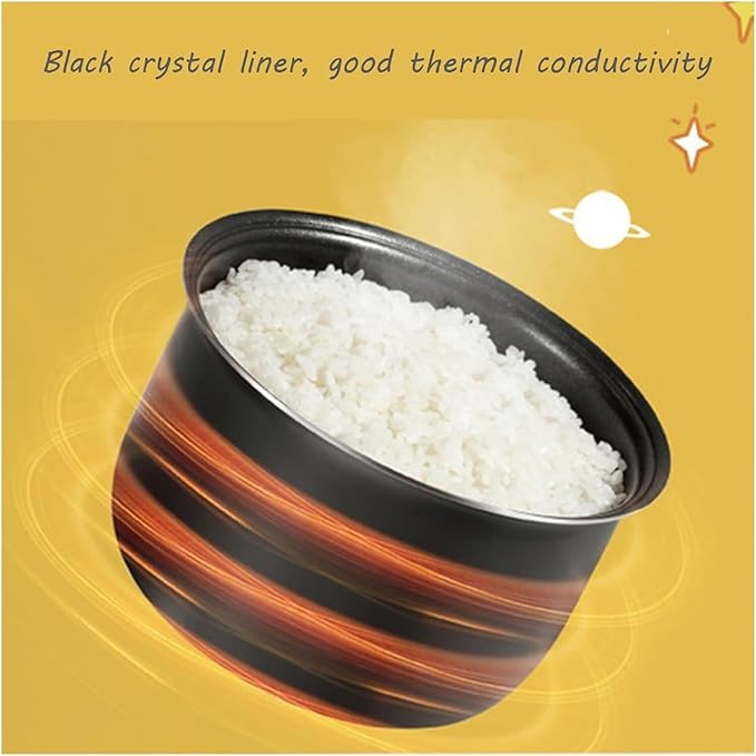 Electric Pressure Cooker Commercial Rice Cooker 1.6L Automatic Rice Cooker Detachable Non-Stick Cooking Bowl