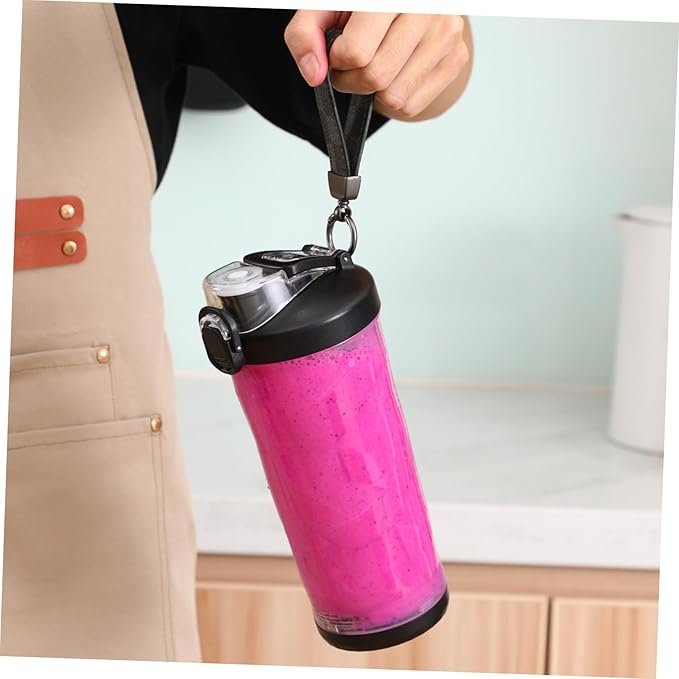 Juicer Compact Fruit Mixer with Flap Top Design for Quick Juicing for Travel Gym Office and Home Use Lightweight and Easy to Operate
