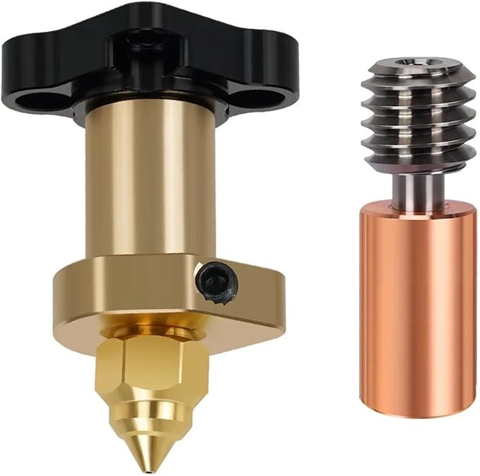 Hot end for K1 HOTEND for Creality K1/K1 Max Hotend Kit Ceramic Heating Block Kit 300°C Extruder Hotend Kit for Creality K1 Upgrade(2 (pcs))