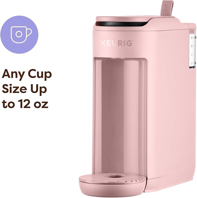 Keurig K-Mini Mate Single Serve K-Cup Pod Coffee Maker Brews Up to 12 oz Cup Compact Portable Coffee Machine for Small Spaces Great for Dorms &amp Offices Pink Sands