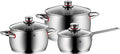 WMF 0774046380 + 0776166381 quality one service de cuisine quality one 3 pièces