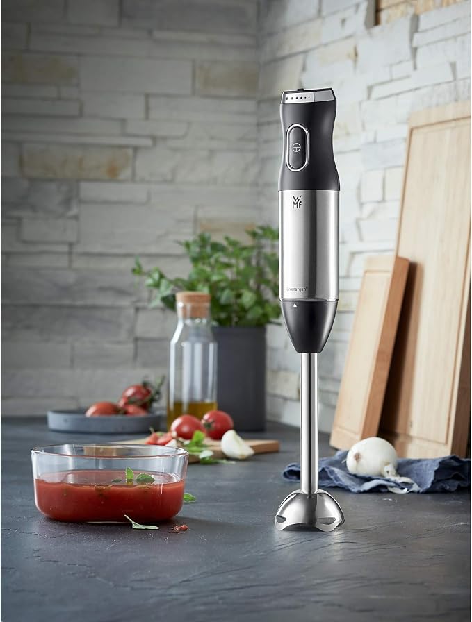WMF Kult x Stick Blender Immersion Metallic – Mixer (Mixer 700 W Black Dive In Black Metallic Stainless Steel 700 W 220 – 240 V 50 – 60)