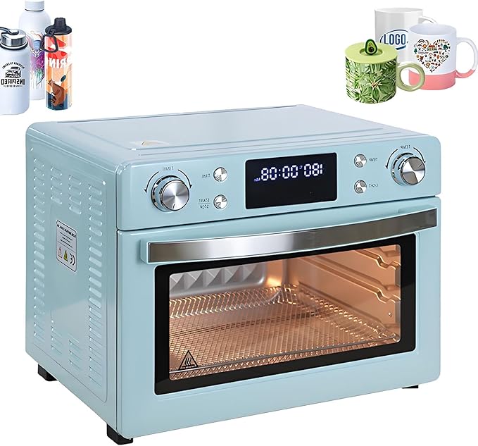 Convection Sublimation Oven with Digital Display Portable Sublimation Ovenwith Digital Display360° HeatingConvection Oven  for Sublimation Tumblers Mugs Cups 30L