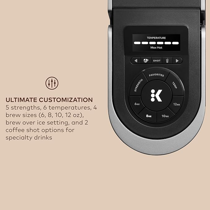 Keurig K-Cafe Essentials Single Serve K-Cup Pod Coffee Maker Black
