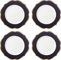 Lenox 896841 Contempo Luxe Black Accent Plates Set of 4