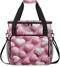 Heart Candy Coffee Maker Carrying Bag Portable Travel Storage Tote Bag Compatible with K-Mini or K-Mini Plus Single Serve Coffee Brewer Carrying Case with Multiple Pockets &amp Shoulder Strap