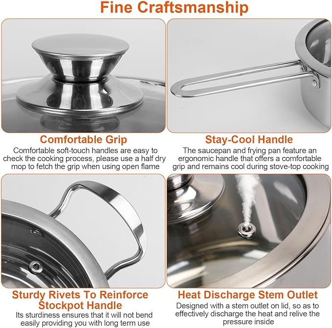 Stainless Steel Cookware Set