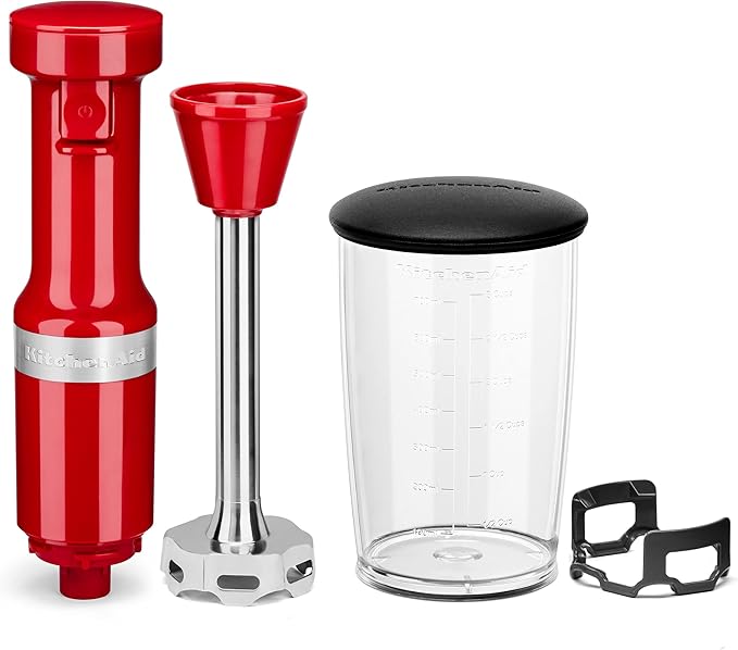 KitchenAid Variable Speed Corded Hand Blender KHBV53 Empire Red