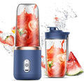 Portable Blender 14 Oz Usb Personal Size Mini Fruit Juice Mixer Strong Cutting Power with Six Blades for Smoothie Fresh JuiceShakes and Smoothies