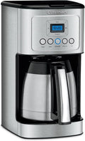 Cuisinart 12-Cup Coffee Maker Programmable PerfecTemp Thermal Carafe Coffee Machine with 1-4 Cup Setting Brew Strength Control and Brew Pause Stainless Steel DCC-3400NAS Silver