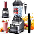 COZII Commercial Blender 2000 Peak Watt Countertop Blenders for Kitchen64 Oz Pitcher/21-Oz To-go Cup 7 Preset Programs for Ice Crush/Frozen Drinks/Nut Butter High Speed Dishwasher Safe