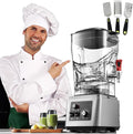 Multi Speed Smoothie Blender Commercial Stand Mixer with 11l/15l/19l Capacity Container Soy Milk Machine 45000rpm 6 Blades Stainless Steel Knives For 2-8 People(With 3 Graters) 19L