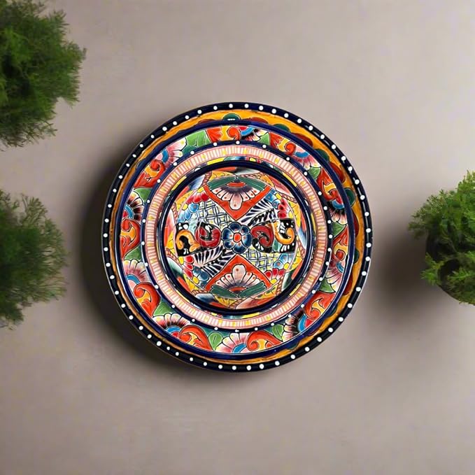 40-Piece Talavera Dinnerware Set | Colorful Tableware for 8