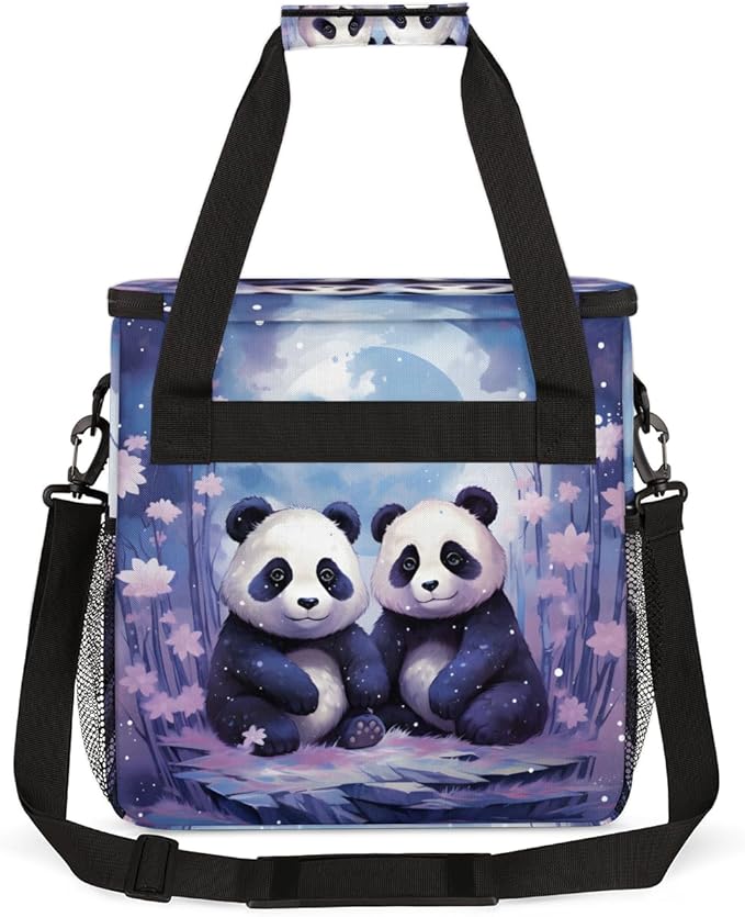 Panda Lotus Coffee Maker Carrying Bag Portable Travel Storage Tote Bag Compatible with K-Mini or K-Mini Plus Single Serve Coffee Brewer Carrying Case with Multiple Pockets &amp Shoulder Strap