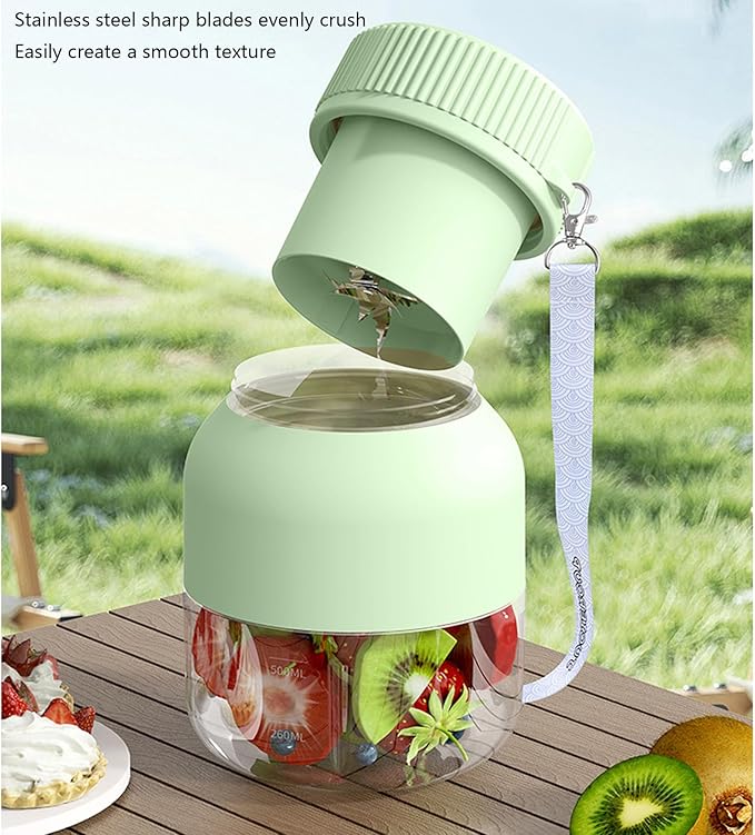800ml Electric Juicer Cup Portable Small Juicer Fruit Machine Rechargeable Fruit Mixer Multifunctional Blender