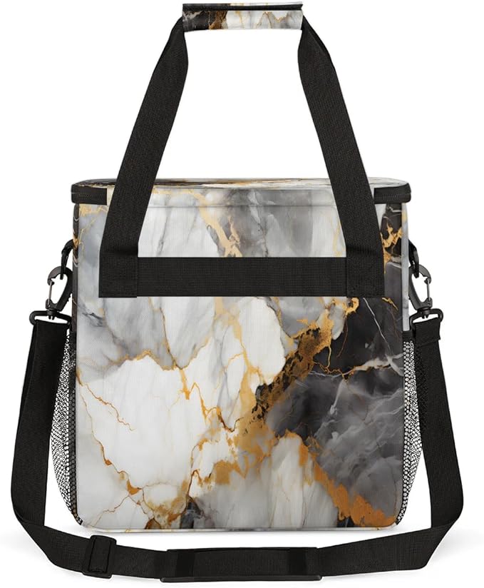 Classic Patterns Marble Coffee Maker Travel Bag for K-Mini or K-Mini Plus Single Serve Coffee Brewer Portable Storage Tote Case for Tarvel