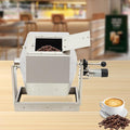 Commercial Coffee Bean Roaster Automatic Roasting Machine 14.5L Capacity Stainless Steel Gas Burner Drum Baker with a Speed Controller for Coffee Beans Peanuts Nuts