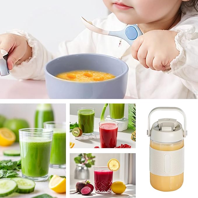 AOYEBO Portable Blender - Rechargeable Cordless with Anti-Corrosion Design Personal Blender for Shakes and Smoothies Easy Clean and Hygienic for Daily Use