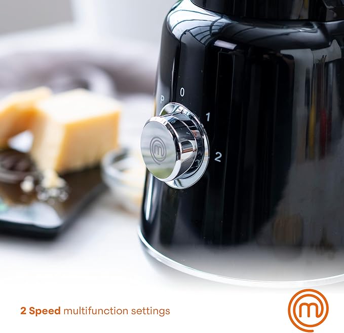 MasterChef Glass Blender for Shakes and Smoothies Milkshake Maker Frozen Drink &amp Margarita Machine For Fruit Juice with Ice Soup Sauces Food Puree etc Stainless Steel Blades 33oz 400w Bl