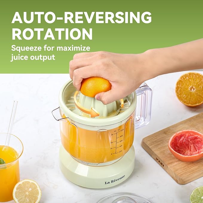 La Reveuse 300W Personal Size Blender + La Reveuse 34 oz Elctric Citrus Juicer