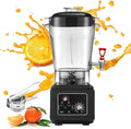 2900w Standing Mixer And Smoothie Maker Soy Milk Machine With Soundproof Cover Commercial Juicer With Timer For Restaurants Bars Snack Bars Coffee Shops (11l/15l/19l)15L