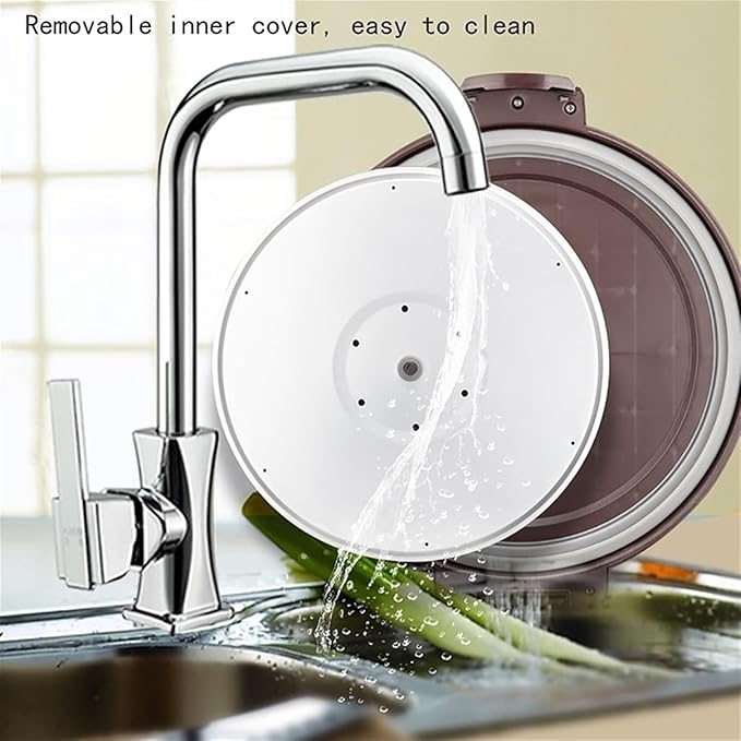 Large Rice Cooker (9L~18L) Commercial Thickened Non-stick Rice Cooker Automatic Insulation for Restaurants Canteens SchoolsUS/EU Used(13L)