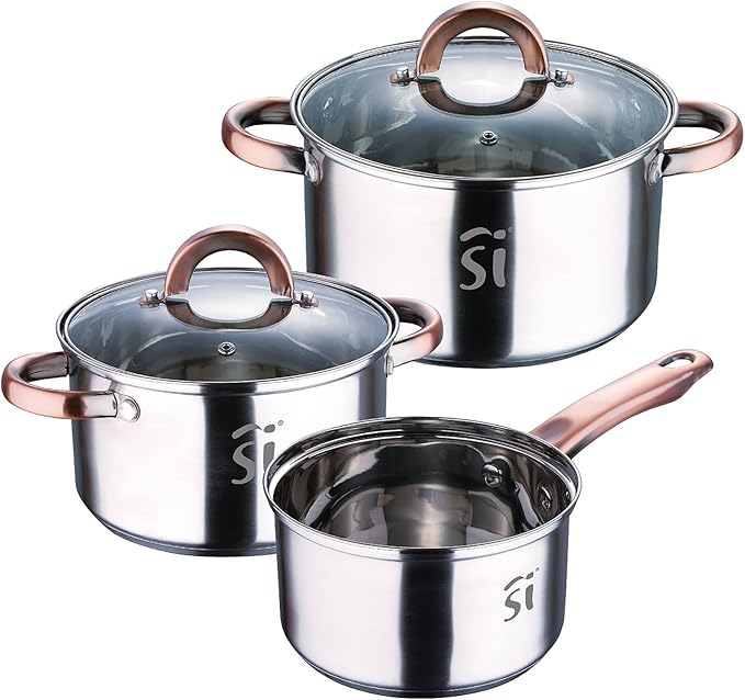 Onil 5-Piece Cookware Set + 3 Frying Pans 16/20/24 cm Aluminium San Ignacio