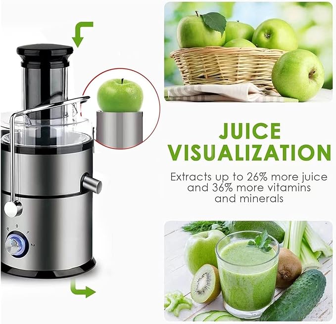 1L 4-in-1 Electric Juicer Extractor 1000W High-Power Multifunction Fruit Vegetable &amp Meat Juice Blender (220V)