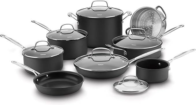 Cuisinart Chef's Classic™ Nonstick Hard Anodized 14 Piece Set 66C-14