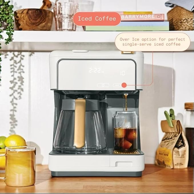 Programmable 12-Cup &amp Single-Serve Multi-Brew Coffee Maker Digital Controls Large Capacity Easy to Use