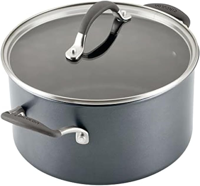 Circulon A1 Series with ScratchDefense Technology Nonstick Induction Cookware/Pots and Pans Set 9 Piece Graphite