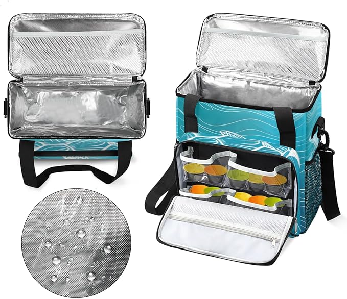 Coffee Maker Carrying Bag Ocean Turtle Print Single Cup Coffee Maker Travel Bag Compatible with Keurig K-Mini or K-Mini Plus Portable Storage Bag with Shoulder StrapAZ-17