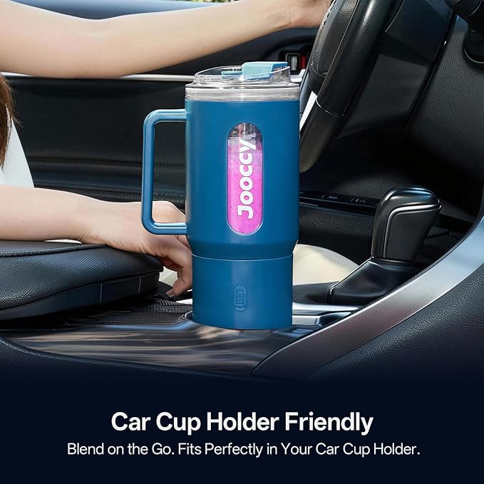 Portable Blender Cordless Personal Blender for Smoothie with Ice Crushing Blades 18oz Auto Reverse Blending for Smoothie Shake Frozen Fruit