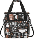 Coffee Maker Travel Bag Compatible with Keurig K-Mini K-Mini Plus or Other Accessories Portable Coffee Maker Case with Shoulder Strap for Travel(Bag Only)