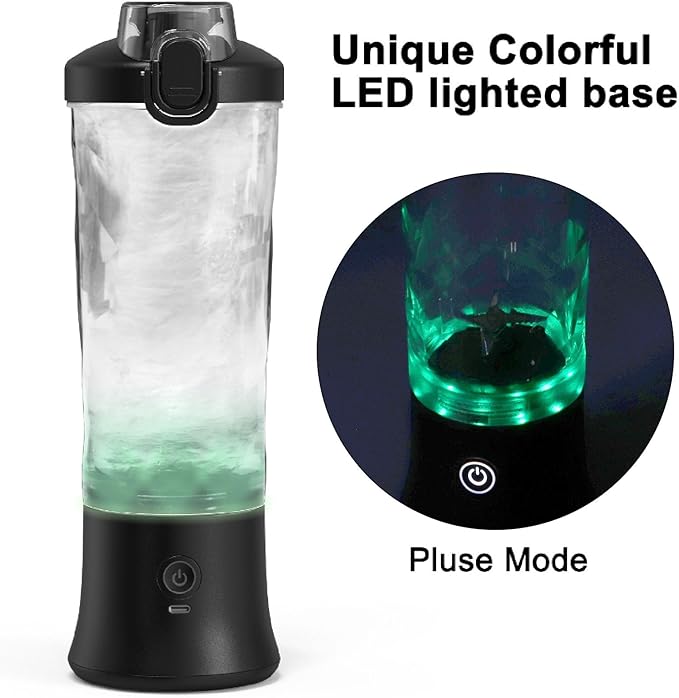 Portable Blender 150W 600ml 18000RPM USB Rechargeable Mini Juicer Cup Electric Fruit Mixer with Stainless Steel Blades for Travel