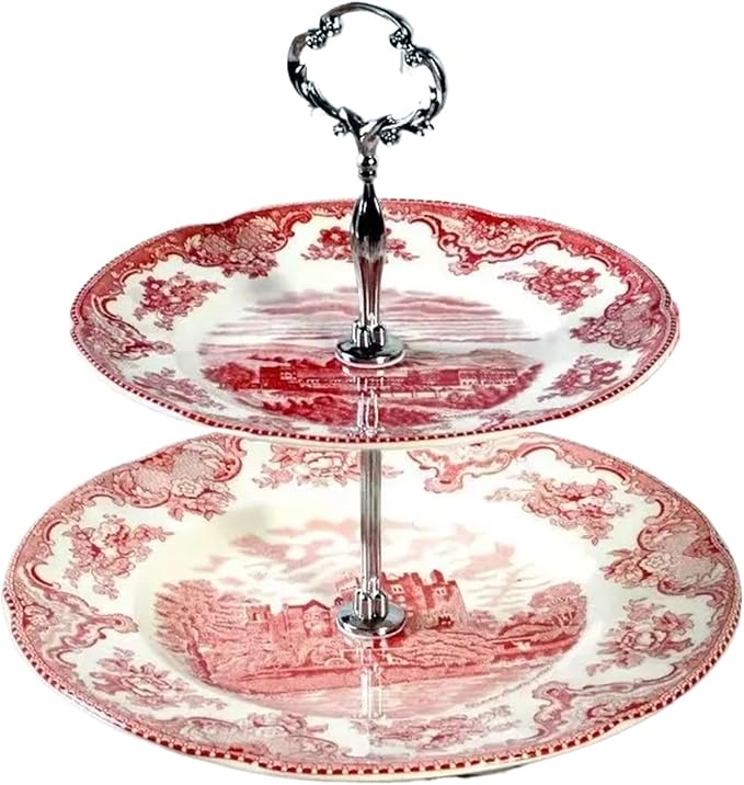 Porcelain Ceramic Dinnerware Set - 8 &amp 10 Inch Plates Bowls Coffee Cups for Kitchen Dining(J)