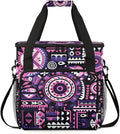 Geometry Aztec Coffee Maker Carrying Bag Ethnic Mandala Travel Storage Bag Compatible with K-Mini or K-Mini Plus Single Serve Coffee Brewer Carrying Case with Multiple Pockets &amp Shoulder Strap
