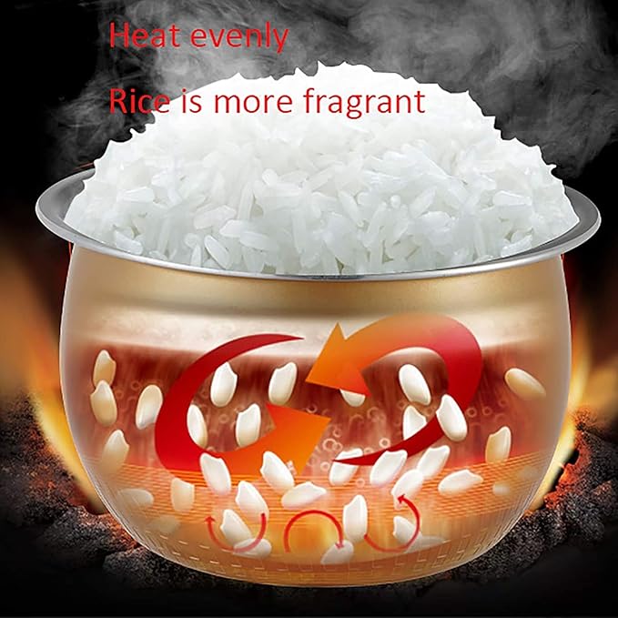 Rice Cooker Household Non-Stick Double-Bulb Rice Cooker 24-Hour Appointment and Automatic Heat Preservation for 2-4 People (B) (B)