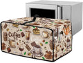 Toaster Oven Heat-Resistant Modern Toaster Oven Heavy Duty Dust-proof Microwave Cover with Storage Side Pockets Protects from Appliances Spills Stain Coffee Dessert